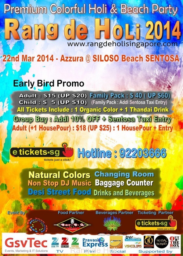 biggest and most premium holi in singapore